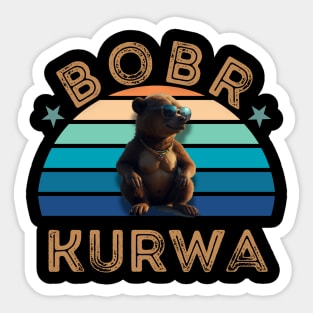 Bóbr Kurwa Relaxing Sticker